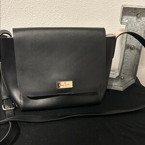 Kate Spade Black Leather Shoulder Bag REHAB